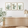 thumbnail image 3 of Hieng Wildflower Poster Pink Watercolor Botanical Floral WallColorful Canvas Prints Set of 3 Modern Minimalist Flower Pictures Decor Painting Bedroom Bathroom Living Room, 3 of 6