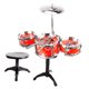 thumbnail image 3 of 3/5 tambor baquetas taburete conjunto Jazz Band instrumento Musical juguete regalo Sunnimix Instrumentos musicales Drum Toy, 3 of 5