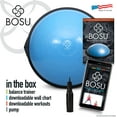 thumbnail image 3 of Bosu 72-10850 Home Gym The Original Balance Trainer 65 cm Diameter, Pink & Gray, 3 of 8