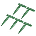 thumbnail image 1 of Unique Bargains Pot de Fleurs en Plastique avec Poignée, Léger Robuste, Vert 5 Pack, 1 of 5