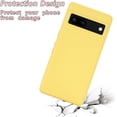 thumbnail image 6 of Designed for Google Pixel 7 2022 Case,Slim Liquid Silicone Rubber Shockproof Phone Cover with Wrist Strap Soft Anti-Scratch Microfiber Lining Protection Case for Google Pixel 7 (Yellow), 6 of 15