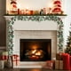 thumbnail image 1 of Simulación de diseño navideño, decoración para fiestas navideñas de ratán, bayas rojas y ratán suave., 1 of 5
