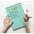 thumbnail image 4 of Inkdotpot To Do List Notepad 6 X 9 Paper Stationery, No Probllama Llama Spiral Notepad Daily Checklist- Motivational Organizer Planner List Pad- Notepad Tear Off (50 Sheets), 4 of 5