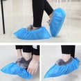 thumbnail image 2 of Hearth & Gear Disposable Blue Shoe Covers Wate Rproof Non And Durable For Home Of Fice And Outdoor Use 200pc Disposable Rain Suit Step in Shoe Covers Dress Shoe Covers for Chicken Feet Shoe Covers Non, 2 of 7