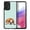English Bulldog Dog Lying Down Looking Up, variant on WIRESTER Shockproof Soft Rubber Cover Case for Samsung Galaxy A53 5G 6.5" 2022, French Bulldog Butt Looking Back On Light Blue Background