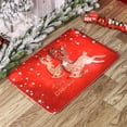 thumbnail image 2 of Felpudo navideño de Papá Noel, alfombra, decoraciones navideñas para el hogar, regalos de Navidad 2024, feliz año nuevo 2025, 2 of 5
