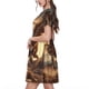 thumbnail image 2 of Disketp Western Skeleton Cowboy Horse para Vestido de Manga Corta para Mujeres, Vestidos de Verano para Mujeres, Casual y Holgado para la Playa, 2 of 6