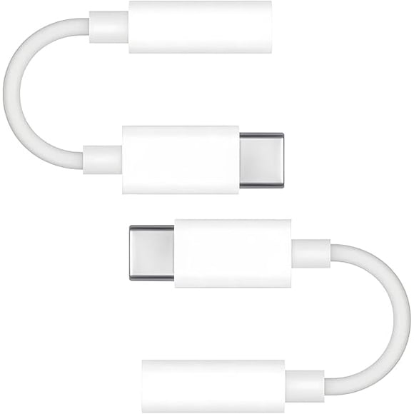 ccwmincc [2 Packs] USB Type C to 3.5mm Female Headphone Jack Adapter, USB C to Aux Audio Dongle Cable Cord Compatible with Smartphone