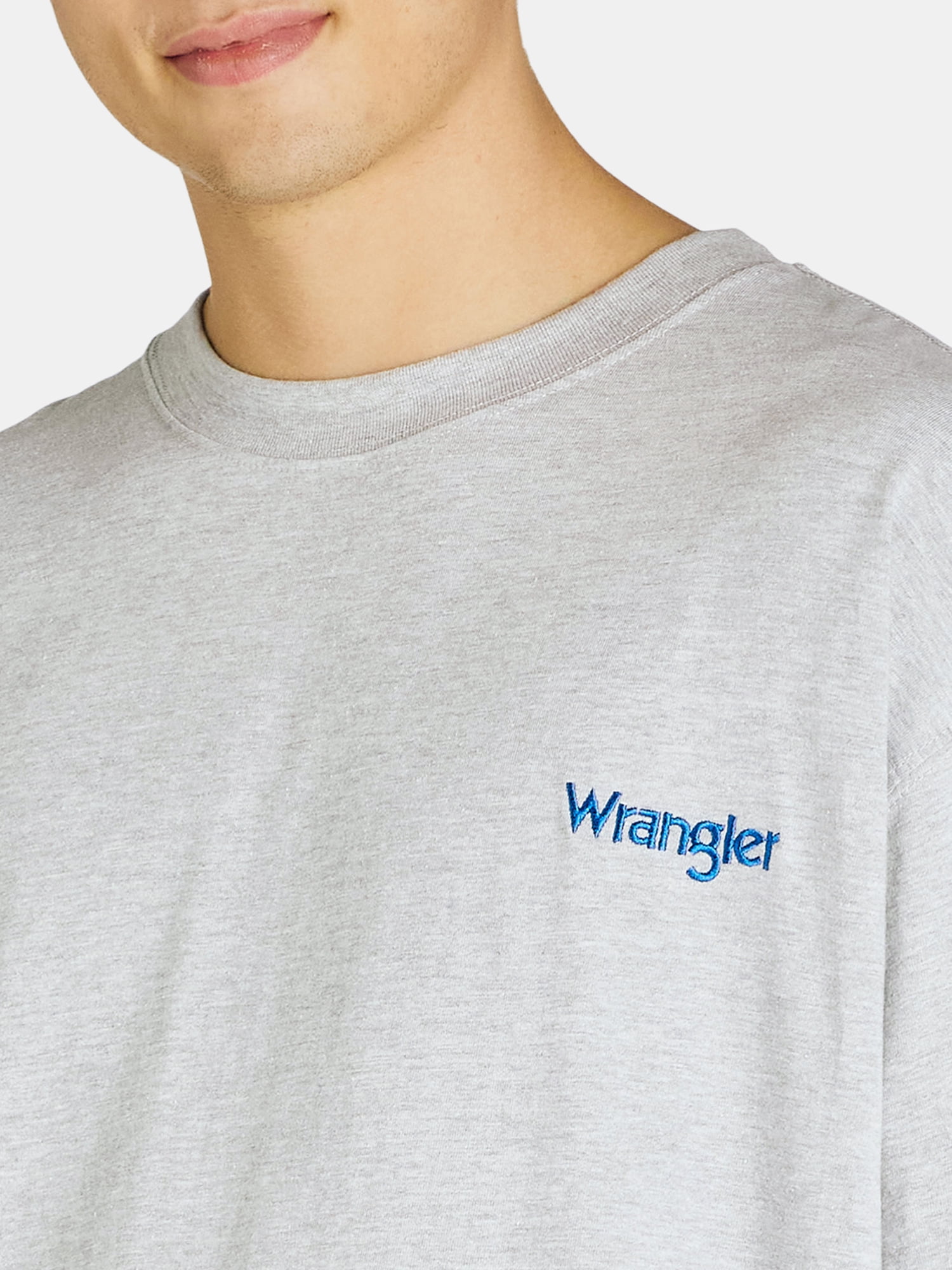 Wrangler Men’s Big and Tall Logo T-Shirt, Sizes 1XL-6XL