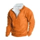 thumbnail image 2 of Blusa y camisa de manga larga con cuello alto para hombre, sudadera informal con capucha, cuello alto retro, cremallera, manga larga, holgada, blusa para hombre, 2 of 3