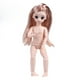 thumbnail image 1 of Muñeca hermosa de moda de 30 cm para niños y niñas, juguetes con articulaciones móviles, regalo de cumpleaños (muñeca de 30 cm con cabello lacio y cuerpo de oro rosa con zapatos), 1 of 12