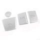 thumbnail image 1 of For Kia Carnival KA4 Aluminum Alloy Car Engine Start Stop Push Cover Handbrake Button Cover Trim Silver, 1 of 5