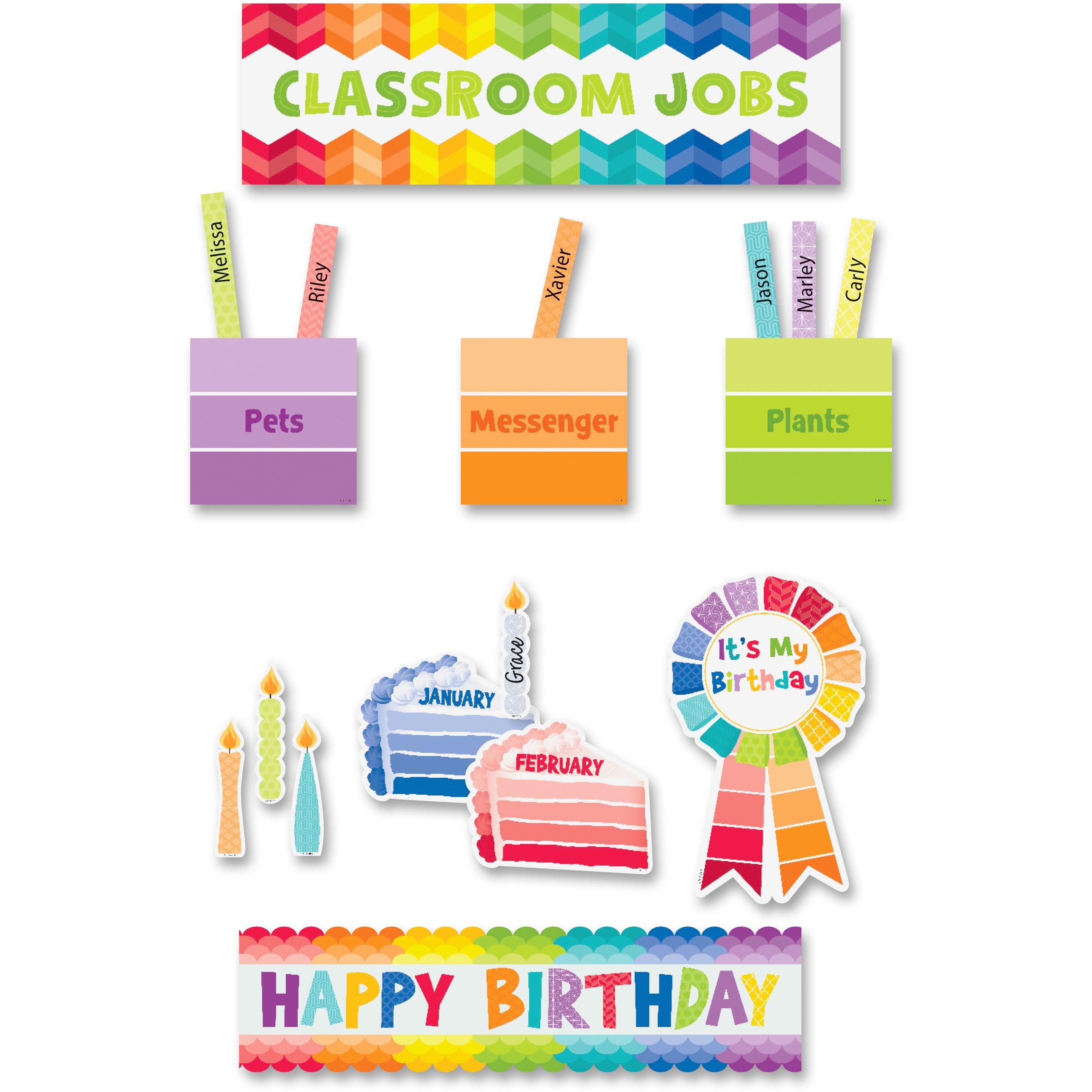 Creative Teaching Press, CTC8903, Palette Mini Bulletin Board Set, 109