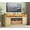 Natural Oak, variant on ANPOO 70" Fluted Fireplace TV Stand for 75/85" TVs with 36" Electric Fireplace, Modern Entertainment Center with LED Light & Power Outlet, Wooden Media Console TV Stand for Living Room, Oak
