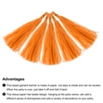 thumbnail image 4 of 50Pcs Dark Orange Tassel Garland Banner w Rope for Wedding Birthday Party Decoration, 4 of 7