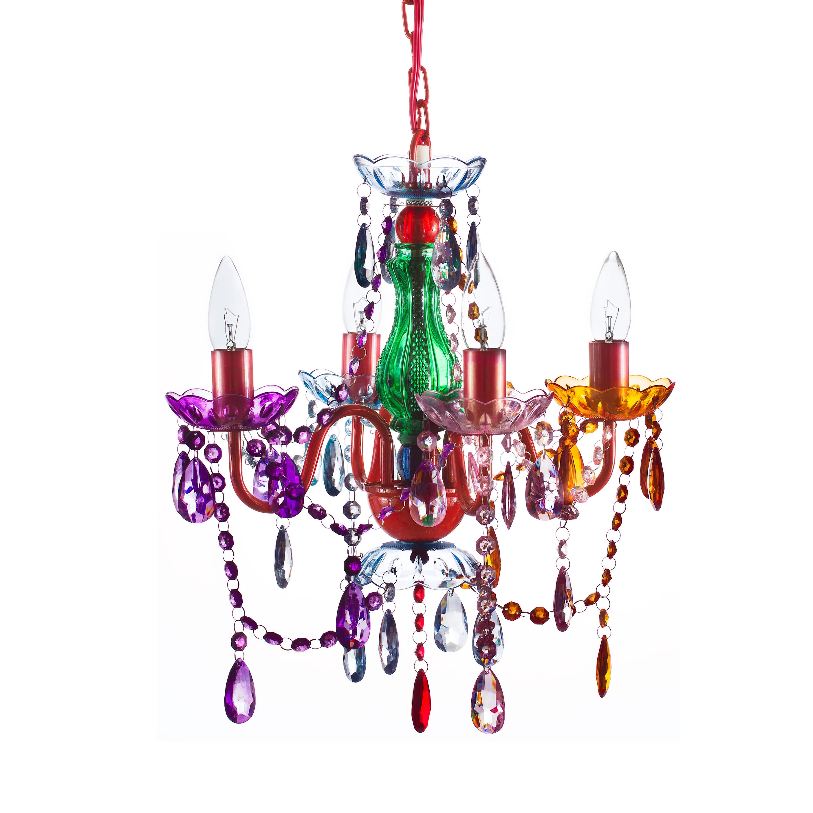 Multi on sale color chandelier