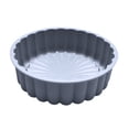 thumbnail image 1 of Molde grande de silicona para tartas, redondo, antiadherente, con forma de flor, para hornear, brownies, tartas, pasteles, 1 of 5