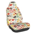 thumbnail image 1 of Wukai Farm Full Set Car Seat Covers with Soft Padding Universal Auto Front Seats Protector and Cushion Mat, 1 of 5
