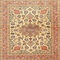 thumbnail image 1 of Ahgly Company Indoor Square Traditional Red Medallion Area Rugs, 4' Square, 1 of 6