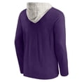 thumbnail image 3 of Men's Fanatics Branded Purple Baltimore Ravens Long Sleeve Hoodie T-Shirt, 3 of 3