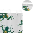 thumbnail image 5 of Coolnut Frogs Bathroom Waterproof Shower Curtain Set, 60"X72" Bathtub Curtain with 12 Hooks for Bathroom Decor,Hotel,Room, 5 of 6