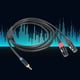 thumbnail image 4 of Adaptador Divisor Mini Jack 1/8 Pulgada A 2 XLR Y 3 5 Mm Cable Estéreo Dual, 4 of 9