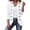 White-1, variant on Gfyviroh Women's Ruffle Trim Fall Jacket Stylish Double Button Detail Open Front Boho Jackets Plus Size Casual Lightweight Outerwear