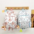 thumbnail image 2 of Mochila Con Estampado De Animales De Dibujos Animados, Mochila Escolar De Nailon Kawaii, Bonita Mochila De Viaje De Gran Capacidad, 2 of 4