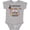 AC-Heather Grey, variant on My Grandma Graduated and I'm Super Proud Boys or Girls Baby Bodysuit