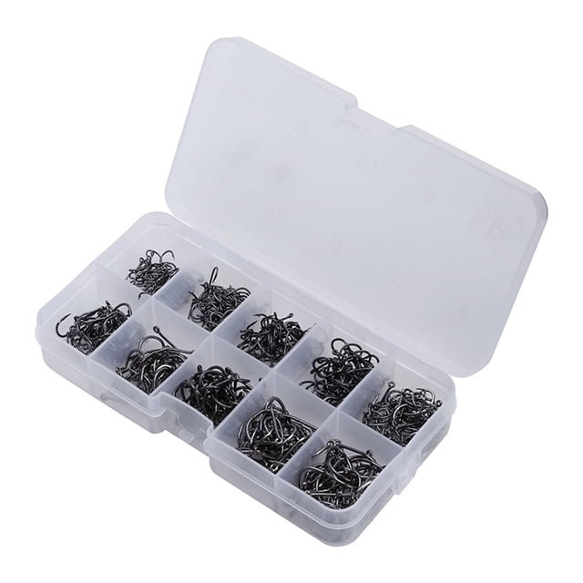 Kit de anzuelos de púas, 500 piezas de acero al carbono, pesca, pulpo, anzuelo de pesca, anzuelos, materiales ecológicos