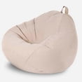 thumbnail image 1 of Linen Cloth Lounger Seat Cover for Sofas and Chairs, Bean Bag Style for Living Room Comfort Comfort 100*120cm, 1 of 5