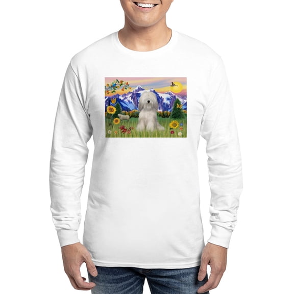 CafePress - Tibetan Terrier #2 In Mt Coun Long Sleeve T Shirt - Unisex Cotton Long Sleeve T-Shirt
