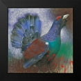 thumbnail image 2 of Botman, Loes 15x15 Black Modern Framed Museum Art Print Titled - Auerhuhn, 2 of 5