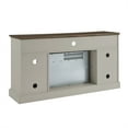 thumbnail image 4 of Glavbiku 60" Electric Fireplace Entertainment Center With Door Sensor,White, 4 of 12
