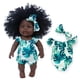 thumbnail image 4 of Juguetes para piscina, juguetes para bebés, juguetes para niños pequeños, muñecas negras de 30 cm con ropa, muñeca realista de vinilo para bebés africanas, lavable, muñeca negra para niñas, 4 of 6