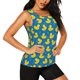 thumbnail image 2 of Fotbe Rubber Duck Blusas Sin Mangas para Mujer – Estilo Casual, Corte Suelto, Slim-Fit, Cuello Redondo Deportivo, Tops de Verano para Gimnasio y Yoga-XX-Large, 2 of 7