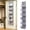 4-Layer-Gray, variant on Hanging Storage Bag,Behind Door Organizer with Four Compartments Visible Mesh Window,Foldable Wall Pouch for Bedroom Campus Small Item Arrangement(White)