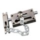 thumbnail image 4 of Cerradura de seguridad Gloria 2x Antirrobo Puerta Ventana Aleación de Zinc Hierro 2 piezas, 4 of 8