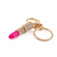 thumbnail image 3 of LHCER Keychain,Rhinestone Key Chain,Crystal Makeup Lipstick Keyring Rhinestone Purse Bag Charm Pendant Keychain Gift, 3 of 8