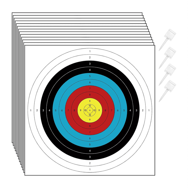 Archery Targets Paper for Backyard, 30Pcs Bow Targets for Hunting & Archery Targets, Target Practice Accessories