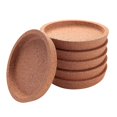 thumbnail image 2 of RAIN 6 Pack Cork Coasters, 4 Inch Absorbent Heat Resistant Round Cork Coasters for Most Kind of Mugs in, 2 of 5
