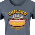 thumbnail image 3 of Instant Message - Chicago Hot Dog Skyline  - Women's Any Way Dress, 3 of 6