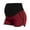 Red, variant on Maternity Shorts for Women Low-Rise Casual Shorts with Pockets,BK2 XL