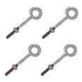 thumbnail image 1 of US Cargo Control 5/8" x 10" Eye Bolt - Galvanized Steel - 4 Pack, 1 of 3