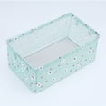 thumbnail image 3 of Unique Bargains Fabric Storage Bins with Handles Collapsible Basket Green With Lids, 3 of 7