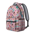 thumbnail image 2 of Donut Pattern Backpack - Durable & Stylish Bag for School & Travel, Lightweight & Roomy, Laptop Friendly, Cute Aesthetic, Great Gift for Donut Admirers, 2 of 6