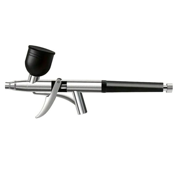 ROZYARD Double Action Airbrush Kit Stainless Steel Sprays Guns For Painting Nail Art Crafts