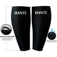 thumbnail image 4 of Uantc Soccer Sleeves 2 Pairs - Soccer Shin Guard Sleeves - Calf Support Compression Sleeves - Protective Soccer Equipment for Boys Girls Men Women BlackM, 4 of 5