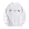 thumbnail image 2 of Sudadera de mujer Sudadera con capucha Dibujos animados Sin capucha Sudadera de manga larga con cuello redondo Tops Casual para damas Niñas Ropa , xxl, 2 of 8