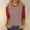 Red, variant on 3/4 Sleeve Tops for Women Raglan Contrast Crewneck Casual Shirts Three Quarter Length Loose Fit Summer Blouses Green S